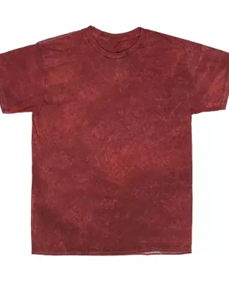 Dyenomite Mineral Wash T-Shirt 200MW in Crimson