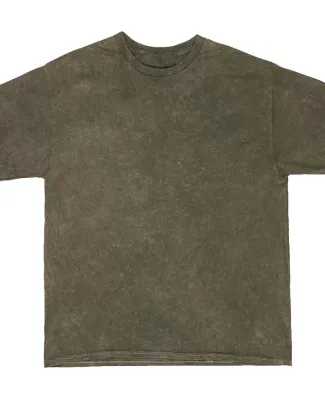 Dyenomite Mineral Wash T-Shirt 200MW in Kale