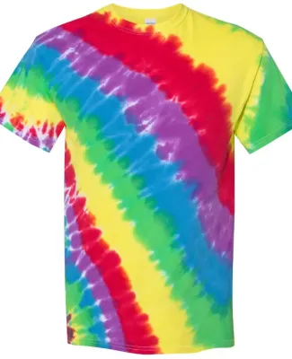 Tilt Tie Dye T-Shirt in Classic rainbow