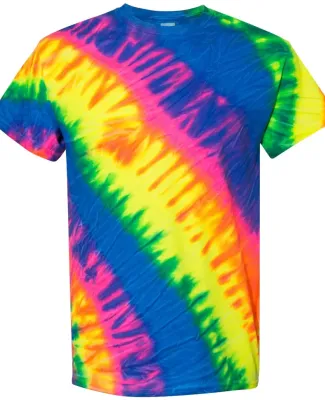 Tilt Tie Dye T-Shirt in Flo rainbow