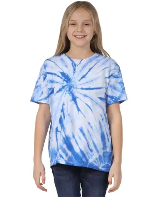 Dyenomite 20BCC -  Youth Contrast Cyclone Tee in Royal