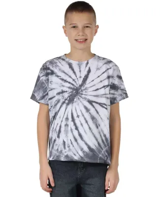 Dyenomite 20BCC -  Youth Contrast Cyclone Tee in Silver