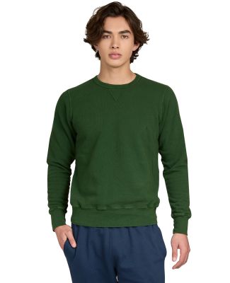 US Blanks / US8000-GD Men's L/S French Terry Pullo in Spruce