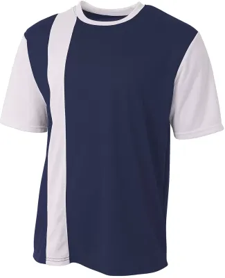 A4 Apparel NB3016 Youth Legend Soccer Jersey NAVY/WHITE