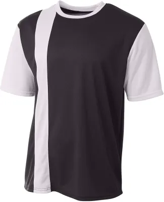 A4 Apparel NB3016 Youth Legend Soccer Jersey BLACK/ WHITE
