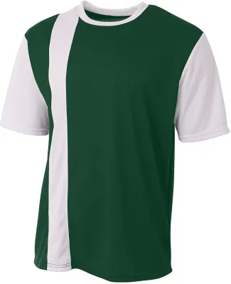 A4 Apparel NB3016 Youth Legend Soccer Jersey FOREST/ WHITE
