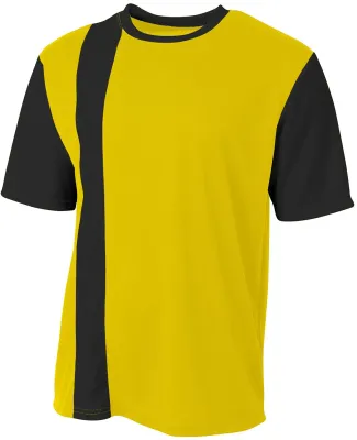 A4 Apparel NB3016 Youth Legend Soccer Jersey GOLD/ BLACK