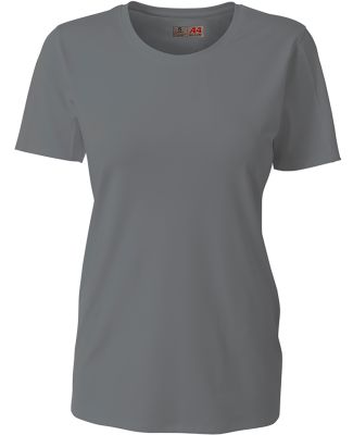 A4 Apparel NW3014 Ladies' Spike Short Sleeve Volle Graphite