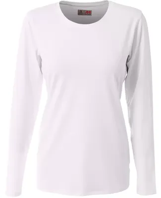 A4 Apparel NW3015 Ladies' Spike Long Sleeve Volley White