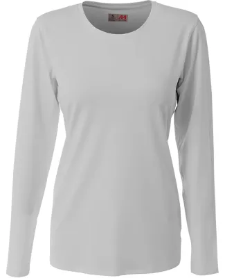 A4 Apparel NW3015 Ladies' Spike Long Sleeve Volley Silver