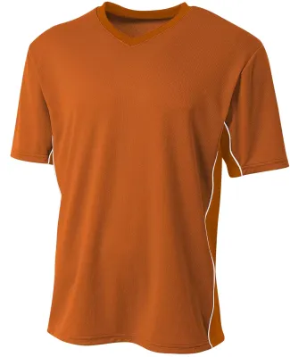 A4 Apparel N3018 Men's Liga V-Neck Soccer Jersey Athletic Orange