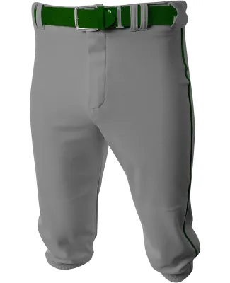 A4 Apparel NB6003 Youth Baseball Knicker Pant GREY/ FOREST