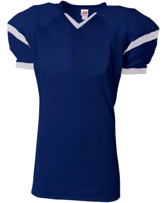 A4 Apparel NB4265 Youth Rollout Football Jersey Navy/White