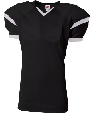 A4 Apparel NB4265 Youth Rollout Football Jersey Black/White