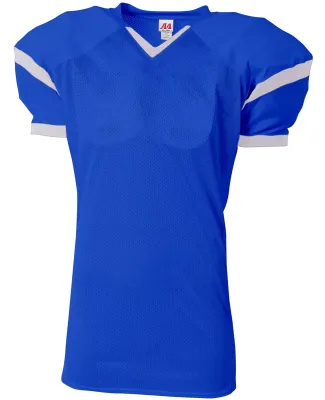 A4 Apparel NB4265 Youth Rollout Football Jersey Royal/White