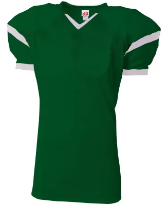 A4 Apparel NB4265 Youth Rollout Football Jersey Forest/White