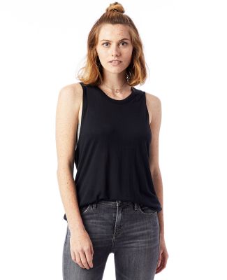 Alternative Apparel 3095 Women's Slinky Jersey Mus in Black