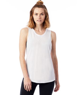 Alternative Apparel 3095 Women's Slinky Jersey Mus in White