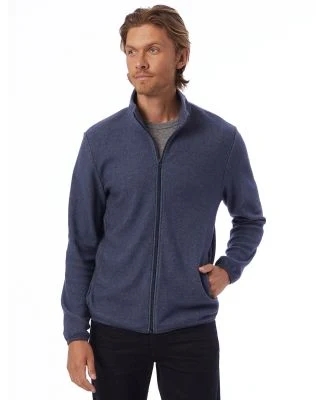 Alternative Apparel 43262 Eco-Teddy Full-Zip Jacke in Eco navy