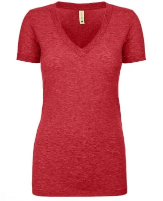 Next Level Apparel 4240 Women's Eco Performance V in Heather red