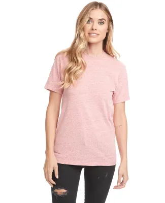 Next Level Apparel 6407 Sueded Crew in Snow heather red