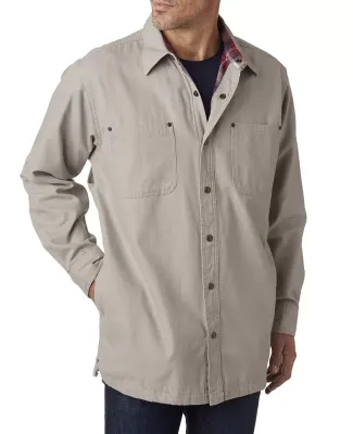 Backpacker BP7006T Men's Tall Canvas Shirt Jacket  in Stone