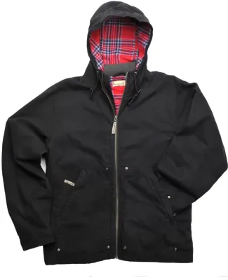 Backpacker BP7020 Men's Hooded Navigator Jacket in Black