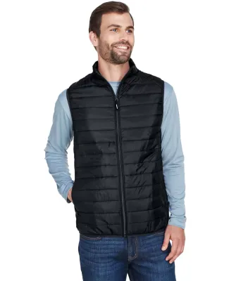 Core 365 CE702 Men's Prevail Packable Puffer Vest BLACK