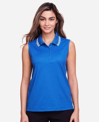 Devon and Jones DG20SW Ladies' CrownLux Performanc in French blue/ white