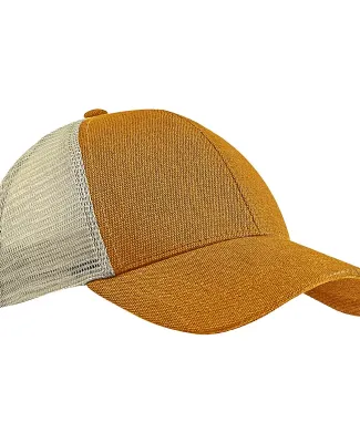 econscious EC7093 Unisex Hemp Eco Trucker Recycled in Old gold/ oyster
