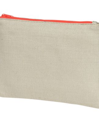 econscious EC8402 Hemp Pouch  in Natural/ orange