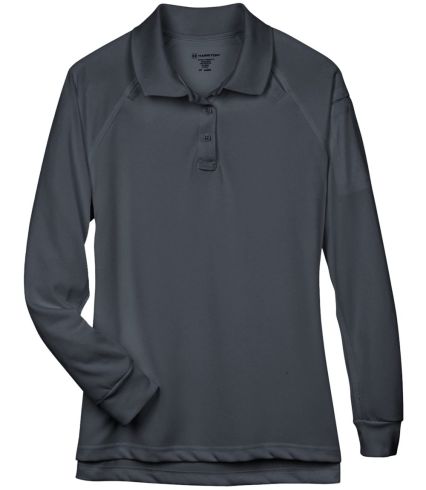 Harriton M211LW Ladies' Advantage Snag Protection  in Dark charcoal