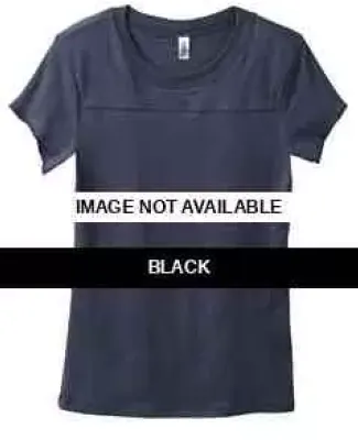 6010 Bella Ladies' 4.2 oz. Danielle Yoke T-Shirt Black