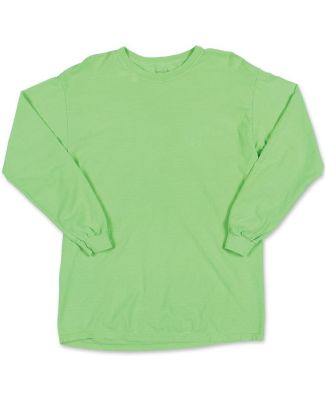 Pigment Dyed Garment Tie Dye T-Shirt Chartreuse