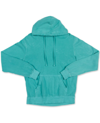 Youth Garment Dyed Hoodie Aqua
