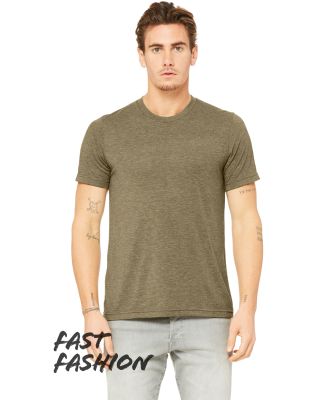 Bella + Canvas 3880 Fast Fashion Unisex Viscose Fa in Heather olive