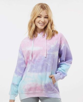 Tie-Dye CD877 Adult 8.5 oz. d Pullover Hood in Cotton candy