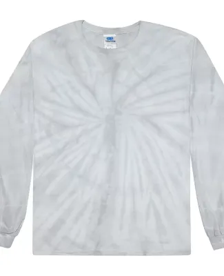 Tie-Dye CD2000 Adult 5.4 oz. 100% Cotton Long-Slee in Spider silver
