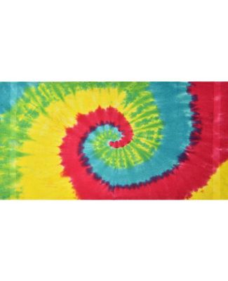 Tie-Dye CD7000 Beach Towel in Reactive rainbow
