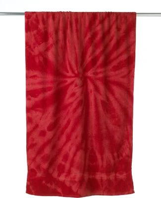 Tie-Dye CD7000 Beach Towel in Spider red