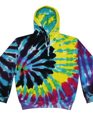 Tie-Dye CD877Y Youth 8.5 oz Pullover Hooded Sweats in Flashback
