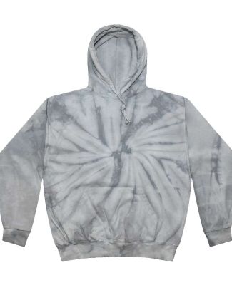 Tie-Dye CD877Y Youth 8.5 oz Pullover Hooded Sweats in Spider silver