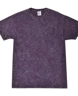 Tie-Dye CD1300 Adult 5.4 oz., 100% Cotton Vintage  in Mineral purple