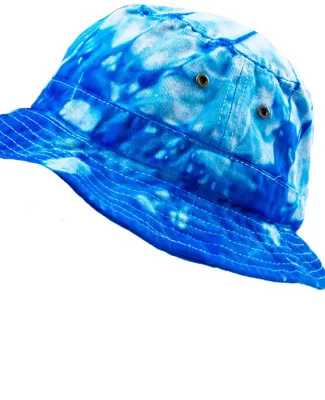 Tie-Dye 9177 Bucket Hat SPIDER BABY BLUE