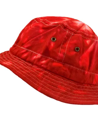 Tie-Dye 9177 Bucket Hat SPIDER RED