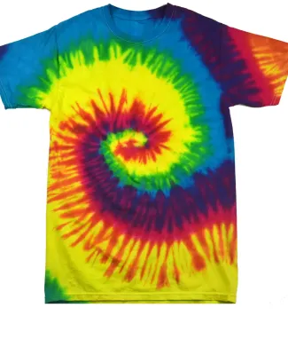 Tie-Dye CD1160 Toddler T-Shirt in Reactive rainbow
