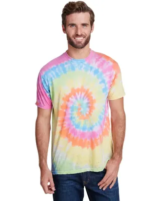Tie-Dye CD1090 Adult Burnout Festival T-Shirt in Pastel
