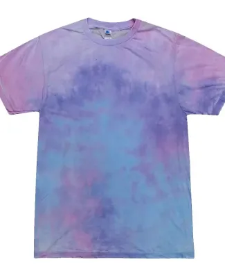 Tie-Dye CD1090 Adult Burnout Festival T-Shirt in Cotton candy