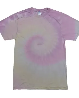 Tie-Dye CD1090 Adult Burnout Festival T-Shirt in Desert rose