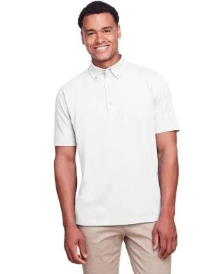 UltraClub UC105 Men's Lakeshore Stretch Cotton Per in White